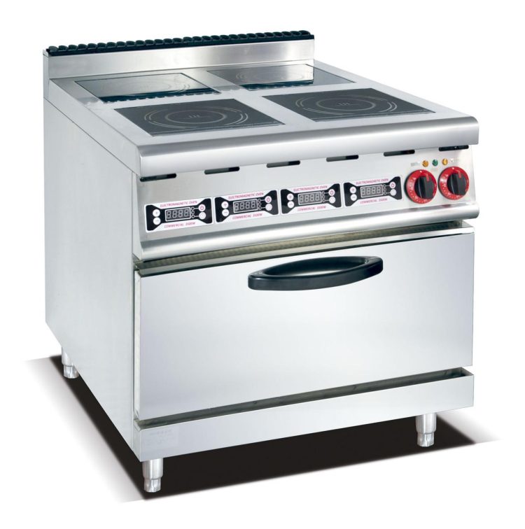 Vertical 4-Head Induction Cooker Oven